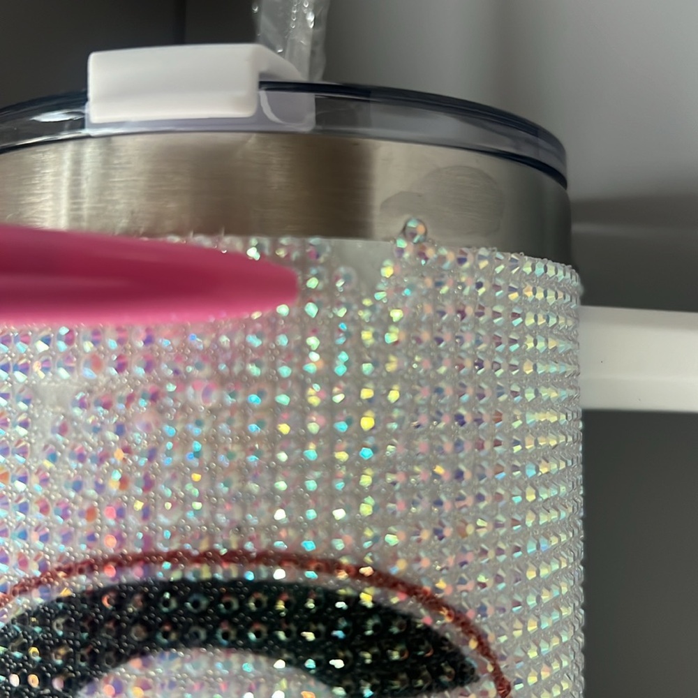 Bling Colossal 46 oz rhinestone tumbler white Georgia Bulldogs gameday cup - Picture 3 of 4